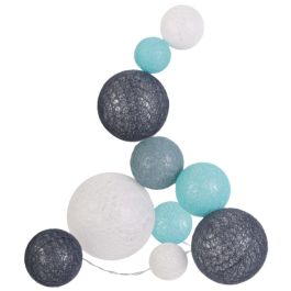 Home Deco Factory Guirnalda Luz 10 Led Azul/Gris Decoración Hogar Precio: 4.99280606. SKU: B13SXN54MG