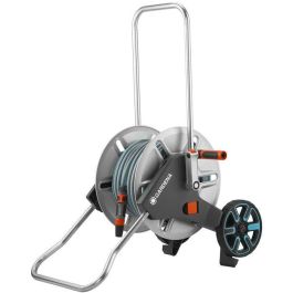 Gardena Carrete de manguera AquaRoll M con ruedas de metal, manguera Clásica 25m 15mm, tambor metálico, Kick&Stand, antigoteo, resistente a heladas Precio: 131.99000045. SKU: S7910768