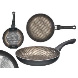 Kinvara Sarten Antiadherente Induccion Panel Abeja 22 cm, Negra de Aluminio, Grosor 2.5 mm y Mango Soft Touch (6 Unidades) Precio: 49.89000005. SKU: B1AKF5C7GM