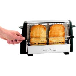 TOSTADOR DE PAN MOULINEX MULTIPAN - 760W - HASTA 4 REBANADAS DE PAN - ASAS TOQUE FRÍO - COLOR NEGRO
