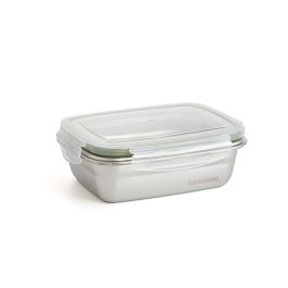 Bidasoa Recipiente Rectangular Hermético Theo Acero Inoxidable Tapa 4 Cierres 550 mL, 6 Unidades, Apto Lavavajillas Precio: 33.4999995. SKU: S2710248