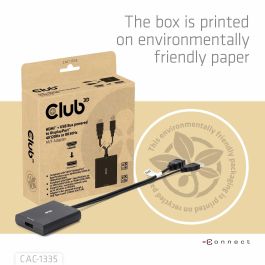 Club3D Adaptador HDMI + MicroUSB a DisplayPort Activo 4K120Hz