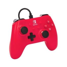 Mando con Cable PowerA para Nintendo Switch - Rojo Frambuesa, Diseño Ergonómico, Cable USB 3m, Ref. NSGP0142-01 Mando con Cable PowerA para Nintendo Switch - Rojo Frambuesa, Diseño Ergonómico, Cable USB 3m, Ref. NSGP0142-01