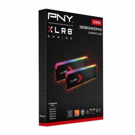 PNY PNY0751492790442 Kit Memoria RAM DDR5 32GB (2x16GB) 6400MHz CL36 XLR8 Gaming EPIC-X RGB para Ordenador de Escritorio PNY PNY0751492790442 Kit Memoria RAM DDR5 32GB (2x16GB) 6400MHz CL36 XLR8 Gaming EPIC-X RGB para Ordenador de Escritorio