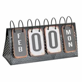 Calendario Vintage DKD Home Decor Negro Blanco 13 x 21 x 34 cm Precio: 32.49999984. SKU: S3018677
