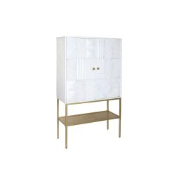 Aparador DKD Home Decor Dorado Metal Blanco Madera de mango (91 x 44 x 152 cm) Precio: 808.69000003. SKU: S3034464