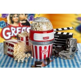 Ariete 2957 MÁQUINA DE PALOMITAS PARTY TIME BIG POPPER ROJA Máquina de palomitas de diseño retro años 50, natural y libre de grasas