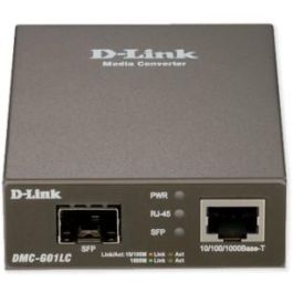 D-Link Convertidor Fibra RJ45 a SFP, Gigabit Ethernet, 10/100/1000 Mbit/s