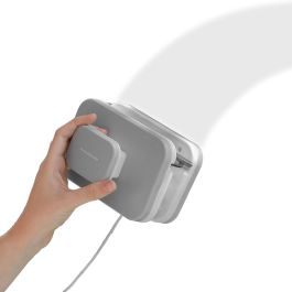 Innovagoods Limpiacristales magnético para doble acristalamiento de 20 mm, incluye imanes, 4 esponjas y 2 gomas de repuesto