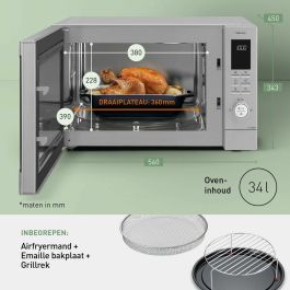 Microondas con Grill Panasonic NN-CD88QSEPG 1300 W