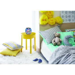 Lexibook Reloj Despertador Proyector Disney Stitch RL977D con Luz de 3 Colores