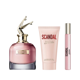 Set Jean Paul Gaultier: Scandal, Eau De Parfum, For Women, 50 ml + Scandal, Eau De Parfum, For Women, 6 ml *Miniature + Scandal, Hydrating, Body Lotion, 75 ml Precio: 131.50000006. SKU: S4515910