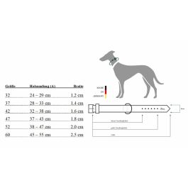 Collar para Perro Hunter Aalborg Marrón XS 24-29 cm