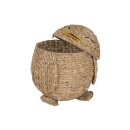 DKD Home Decor Cesta Kids Natural 38 x 47 x 44 cm, 2 Unidades, Jacinto de Agua, Metal