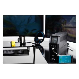 APC Back-UPS BR1200SI 1200VA 720W UPS Línea Interactiva Negro