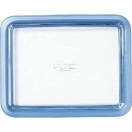 Pyrex 3426470296250 Juego de 3 Recipientes con Tapa de Vidrio Rectangular 1,5 L