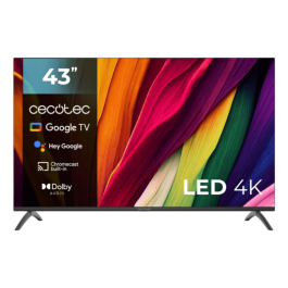 Cecotec ALU40043 109,2 cm (43") 4K Ultra HD Smart TV Negro Precio: 309.95000025. SKU: B13HLNFAXM