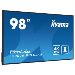 Iiyama LH9875UHS-B2AG - Pantalla Digital LCD 97.5" (247.7 cm) 4K Ultra HD, LED, IPS, Android 11, 3xHDMI, DisplayPort, 24/7, Wi-Fi, 500 Nits, Negro