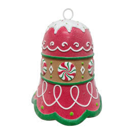 DKD Home Decor Figura Navidad Tradicional con LED, Campana y Alimentación a Pilas 2xAA, de Resina Multicolor 50x61x50 cm Precio: 165.9499996. SKU: B15Q5ZRJPB