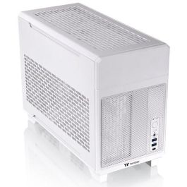 Thermaltake TR100 Mini Tower PC Mini-ITX Blanco "Snow" con USB 3.2 y Filtro Antipolvo para Gaming