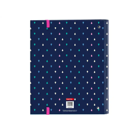 Carpeta de anillas Benetton Drop Multicolor 27 x 32 x 3.5 cm