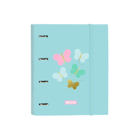 Carpeta de anillas Moos Butterflies Azul 27 x 32 x 3.5 cm Precio: 8.94999974. SKU: B176JZQKR9