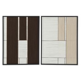 Cuadro Moderno DKD Home Decor Beige Blanco 3 x 80 x 60 cm (2 Unidades) Precio: 78.88999987. SKU: B18N2QNPXB