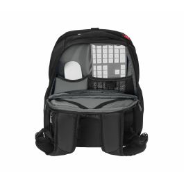 Wenger XE Professional Mochila para Portátil de 15.6 Pulgadas con Bolsillo para Tablet, Negro