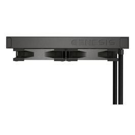 GENESIS NLG-2319 Kit de Refrigeración Líquida para Carcasa de Ordenador, 2 Ventiladores, Iluminación LED RGB Multicolor, Negro