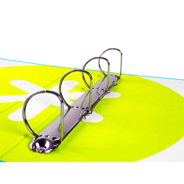 Antartik Carpeta 4 Anillas 40mm Mixtas A4 Forrada Color Azul