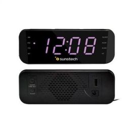 Despertador Sunstech FRD50BTWC/ Radio FM/ Base de carga Inalámbrica
