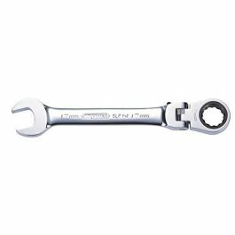 KS Tools 503.4805 Juego de llaves combinadas de trinquete con cabeza inclinable y bloqueo, 5 piezas (8-19 mm)