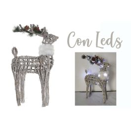 DKD Home Decor Reno Navidad Alpina Blanco 14 x 33 x 60 cm