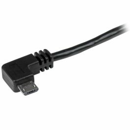 Cable USB a Micro USB Startech USB2AUB2RA1M Negro