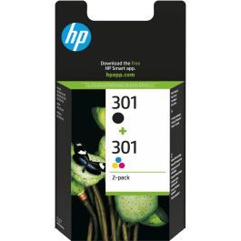 HP Tinta Negro + Tricolor C-M-Y Deskjet 5150,5550,5652,5850 - Nº 301 Pack 4 Colores Precio: 46.69000017. SKU: S8410025