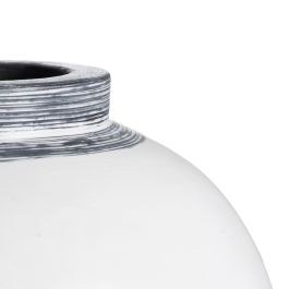 Jarrón Blanco Terracota Decoración 29 X 31 X 30 cm