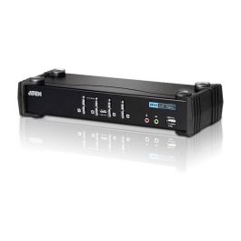 ATEN Switch KVM DVI/Audio USB de 4 puertos con concentrador USB 2.0 y audio, Resolución WUXGA 1920 x 1200 Precio: 219.50000039. SKU: B12RVJZYGS
