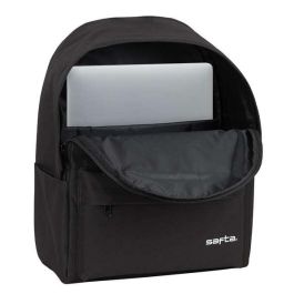 Cartera Escolar Safta Day Pack Ordenador 14,1-' Basic Negro 310x160x400 mm Cartera Escolar Safta Day Pack Ordenador 14,1-' Basic Negro 310x160x400 mm