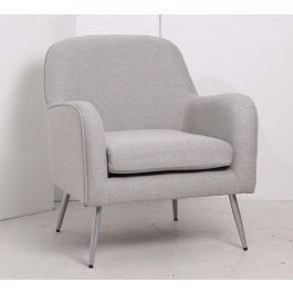 Sillon Chic DKD Home Decor Gris Plateado 68 x 81 x 71 cm