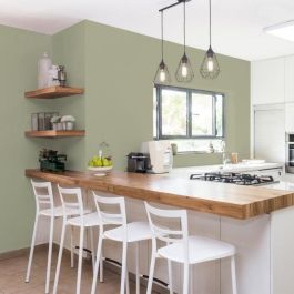 Ripolin RIP3174269078982 Pintura para Cocinas y Baños Satinada Verde Gaspésie 2 L