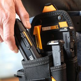 Toughbuilt Cúter Recargable TB-H4S2-03 con 5+5 Hojas, Cuchilla Multiuso y Gancho