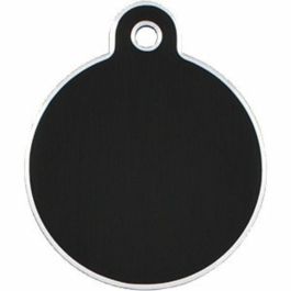Placa identificativa para collar Imarc Circle Negro