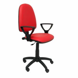 Piqueras y Crespo Silla de Oficina Ayna Ergonomica Regulable en Altura con Brazos Fijos, Similpiel Rojo Precio: 122.9499997. SKU: S5702116