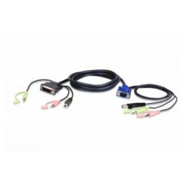 Aten 2L-7DX3U Cable KVM USB a DVI VGA 3m para video, teclado y ratón Precio: 73.89000036. SKU: B142V4V6GL