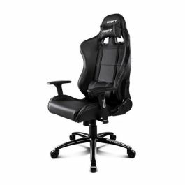 DRIFT DR200 Silla Gaming Profesional, Asiento Acolchado, Reposabrazos Ajustable 3D, Respaldo Reclinable hasta 135 Grados, Negro