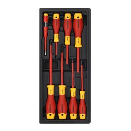 Destornilladores aislados vde, juego 8 piezas