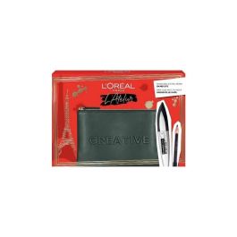 Atelier Kit Set L'Oreal Paris: Bambi Eye, Lash Defining, Mascara, Extra Black, 8.9 ml + Paradise, Kajal Eye Pencil, 1.2 g + Textile Makeup Bag, Black Precio: 24.50000014. SKU: B1D8MCED3N