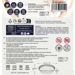 Inde Fuente de Vidrio 23.9 x 20.4 cm 925 cc Quttin (6 Unidades)