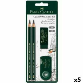 Set de Lápices Faber-Castell Negro (5 Unidades) Set de Lápices Faber-Castell Negro (5 Unidades)