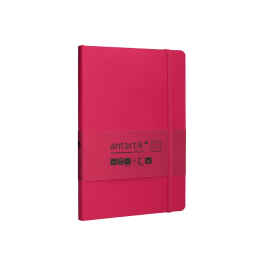 Antartik Notes Cuaderno A5 Tapa Blanda Hojas Cuadriculadas Burdeos 80 Hojas 80gr FSC